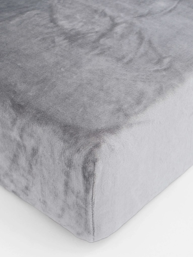 Plachta mikroplyš Deluxe 220 x 200 cm - svetlo sivé