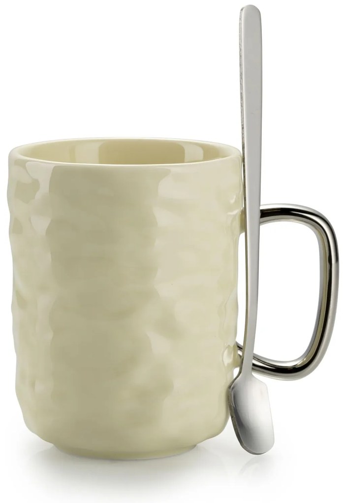 Čajový/kávový set Selena Silver Cream