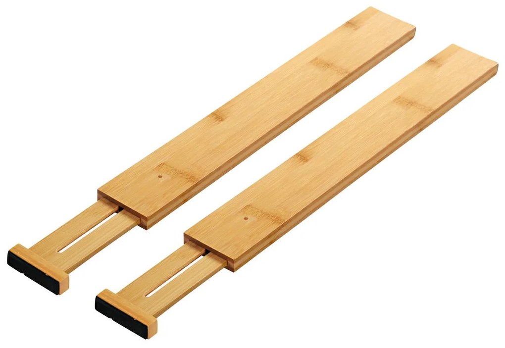 Drevená prepážka do zásuvky Ambi, 55,2x6 cm, sada 2ks