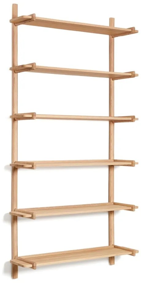 Modulárny policový systém z dubového dreva v prírodnej farbe 110x202 cm Sitra – Kave Home