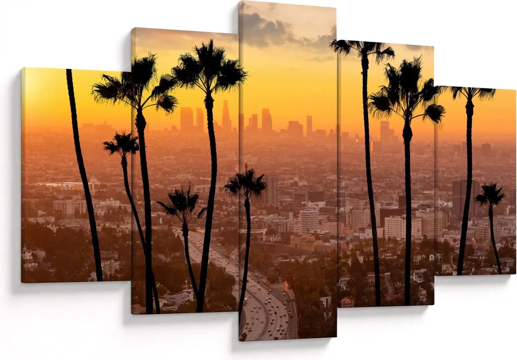 Obraz - Panorama Los Angeles (150x105 cm)