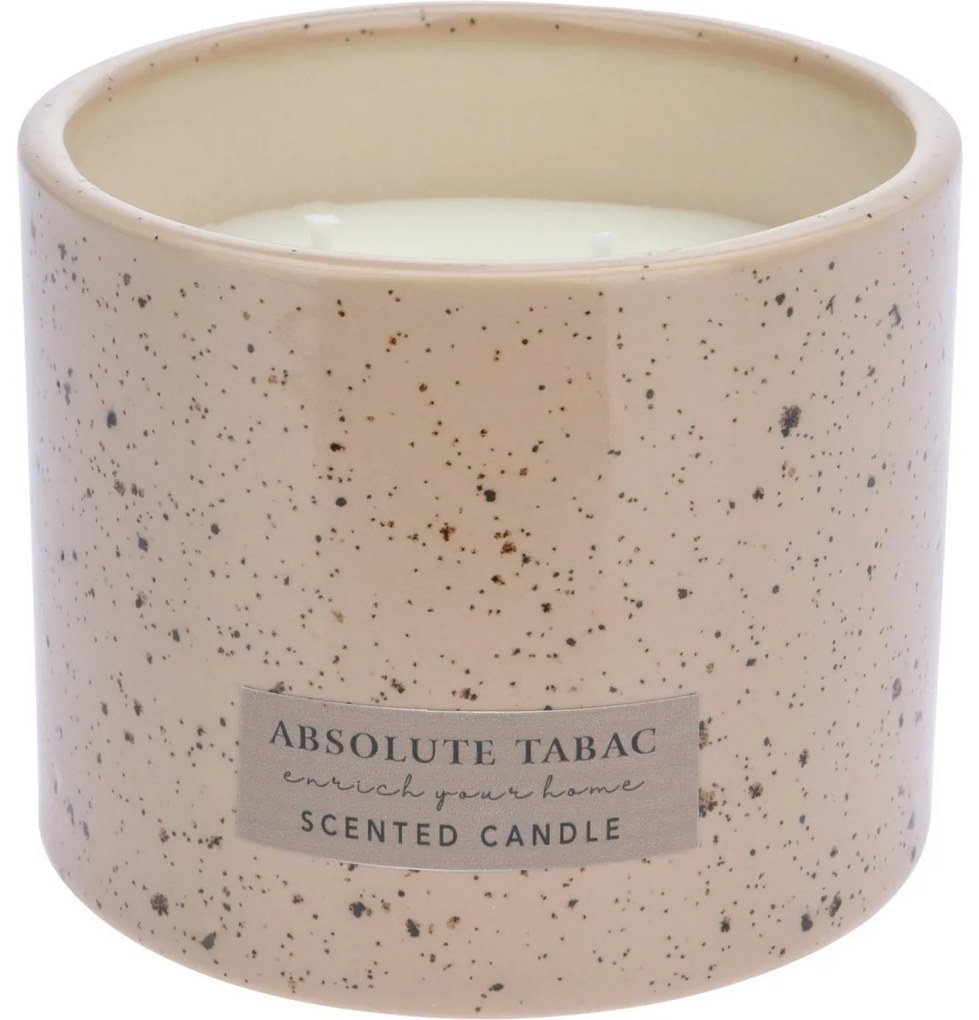 Vonná sviečka Enrich your home, Absolute Tabac, 180 g, 10,5 x 8 cm