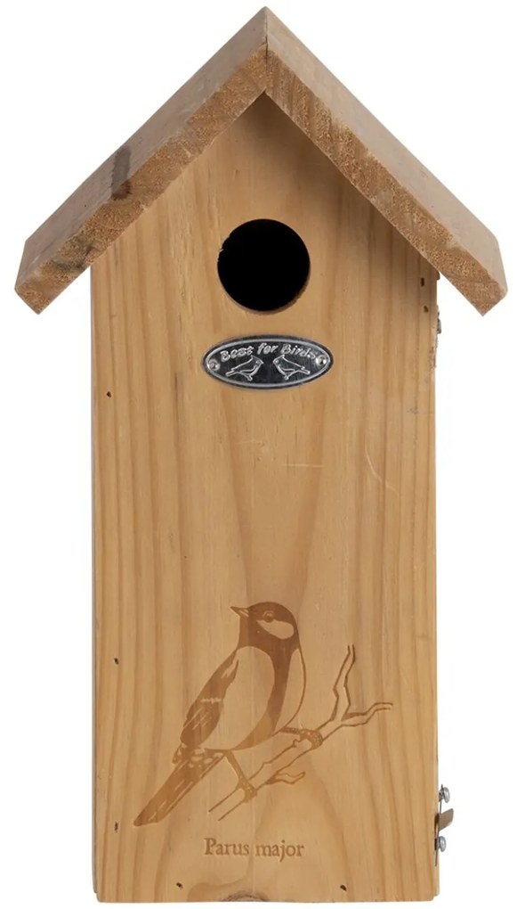 Vtáčia búdka Simple2, 30x17x14 cm, drevo, hnedá