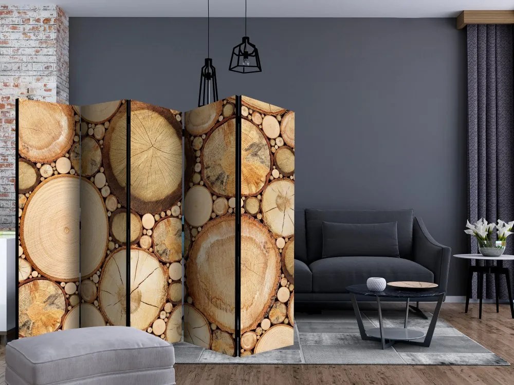 Artgeist Paraván - Wood grains [Room Dividers]