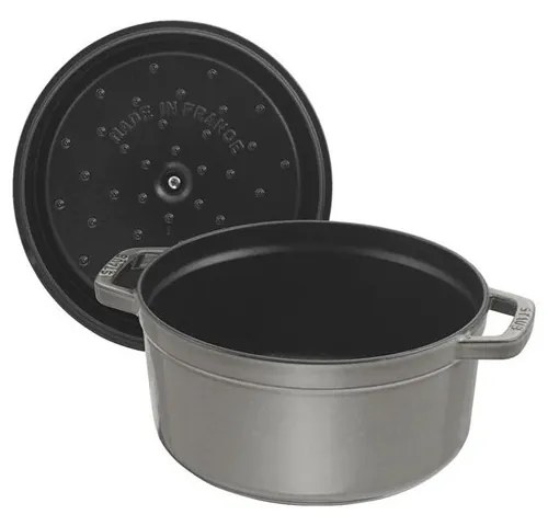 Staub Hrniec STAUB okrúhly 16 cm sivý 1,2l