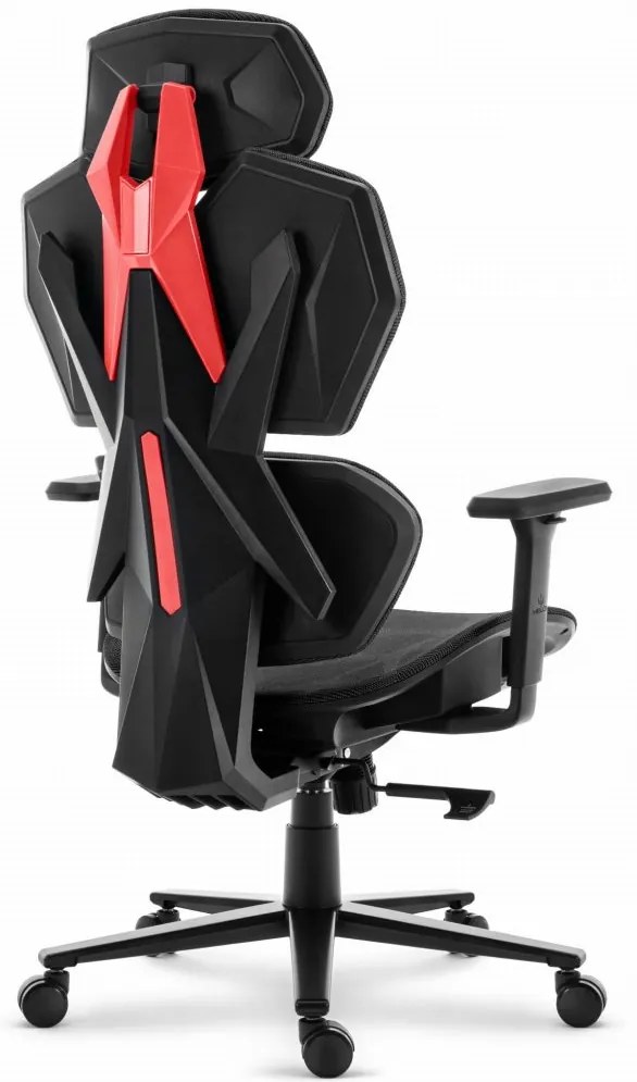Ergonomická textilná otočná kancelárska stolička - HC-1010 Black