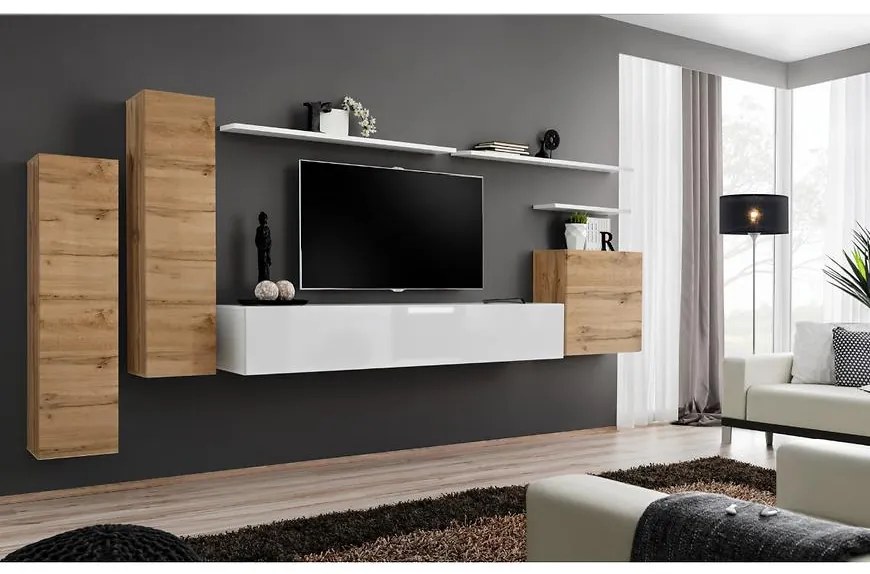 Obývacia stena Switch I Wotan/Biely