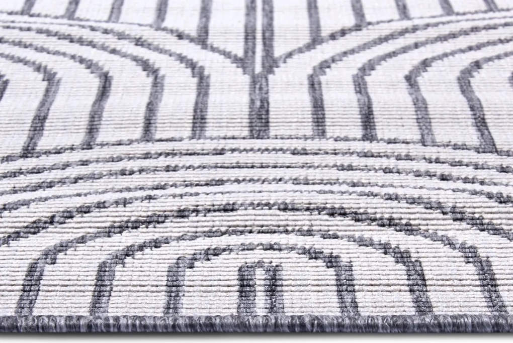 Hanse Home 240x330 cm Kusový koberec Pangli 105851 Silver – na ven i na doma, šedá, chodba / predsieň