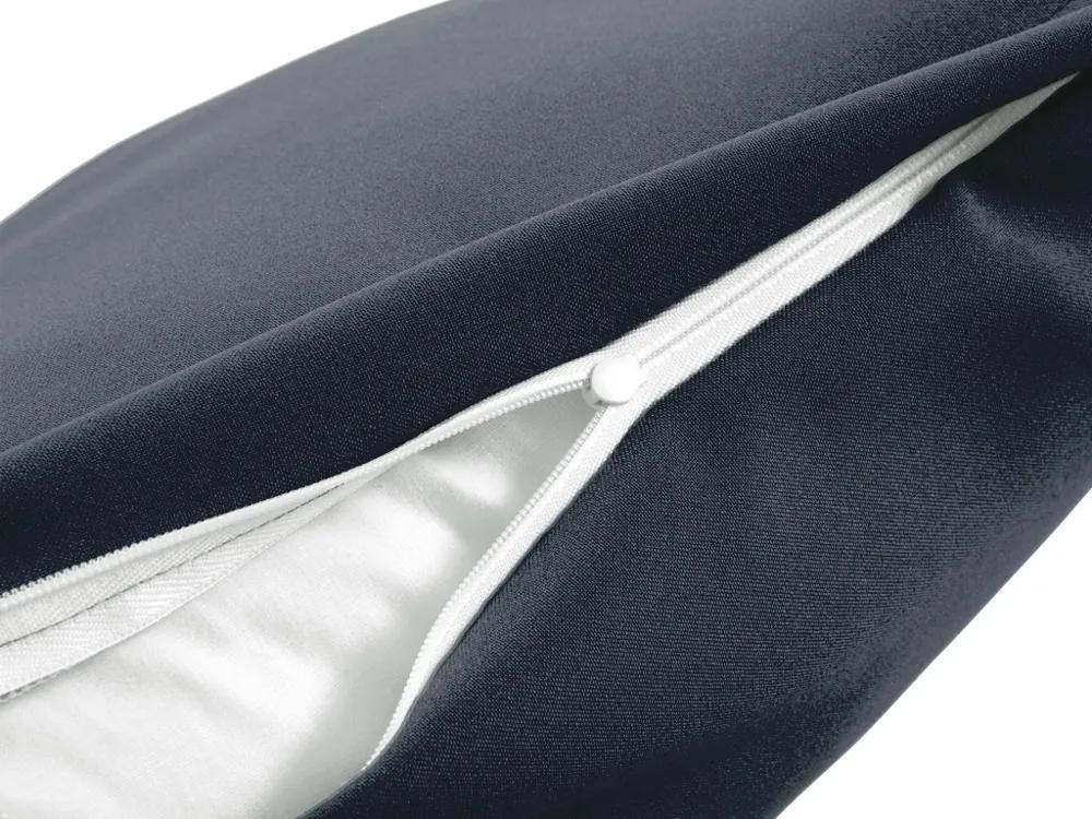 Biante Dekoračná obliečka na vankúš Rongo RG-066 Tmavo sivá 30 x 50 cm