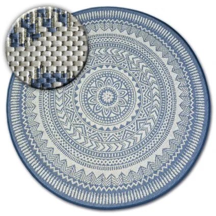 Koberec SIZAL FLAT kruh 48695/591 Vitráž