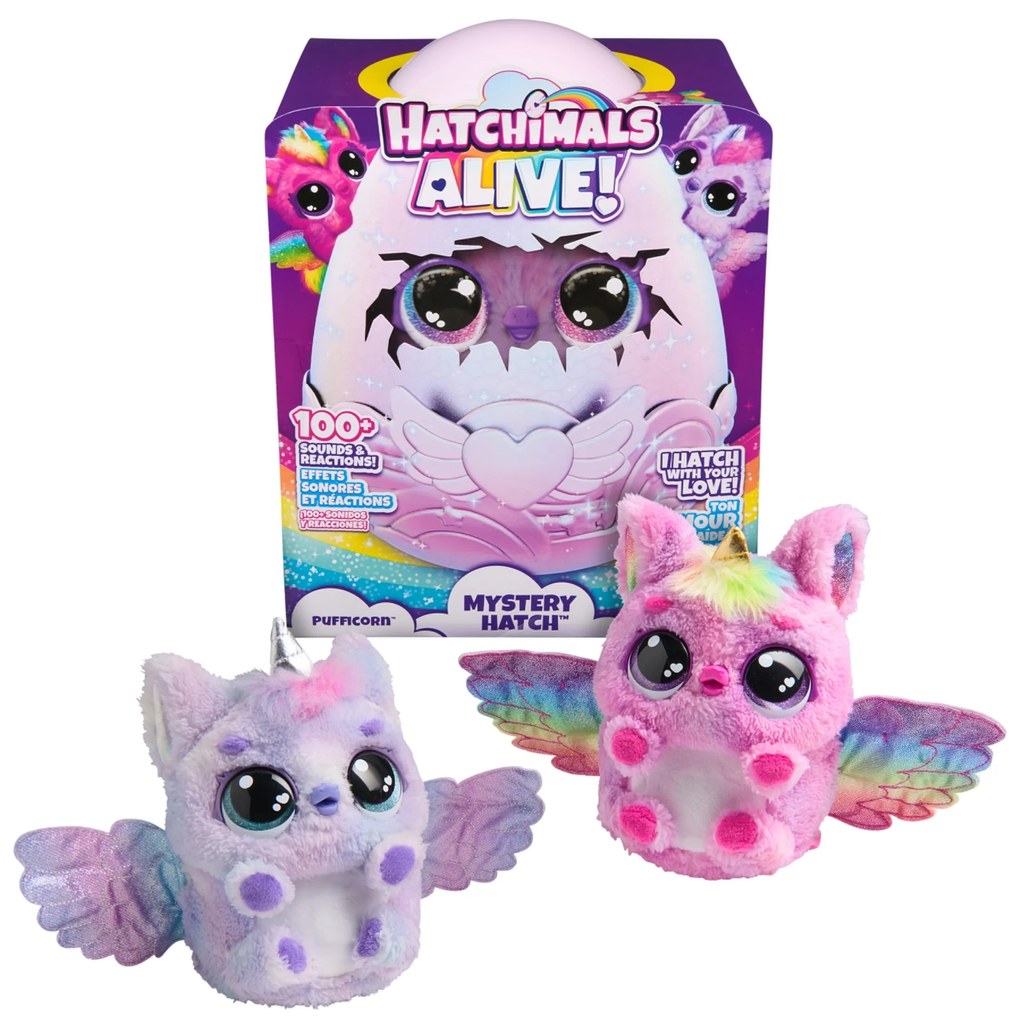 Spinmaster Hatchimals liahnuce sa interaktívne zvieratko jednorožec  (100396581)