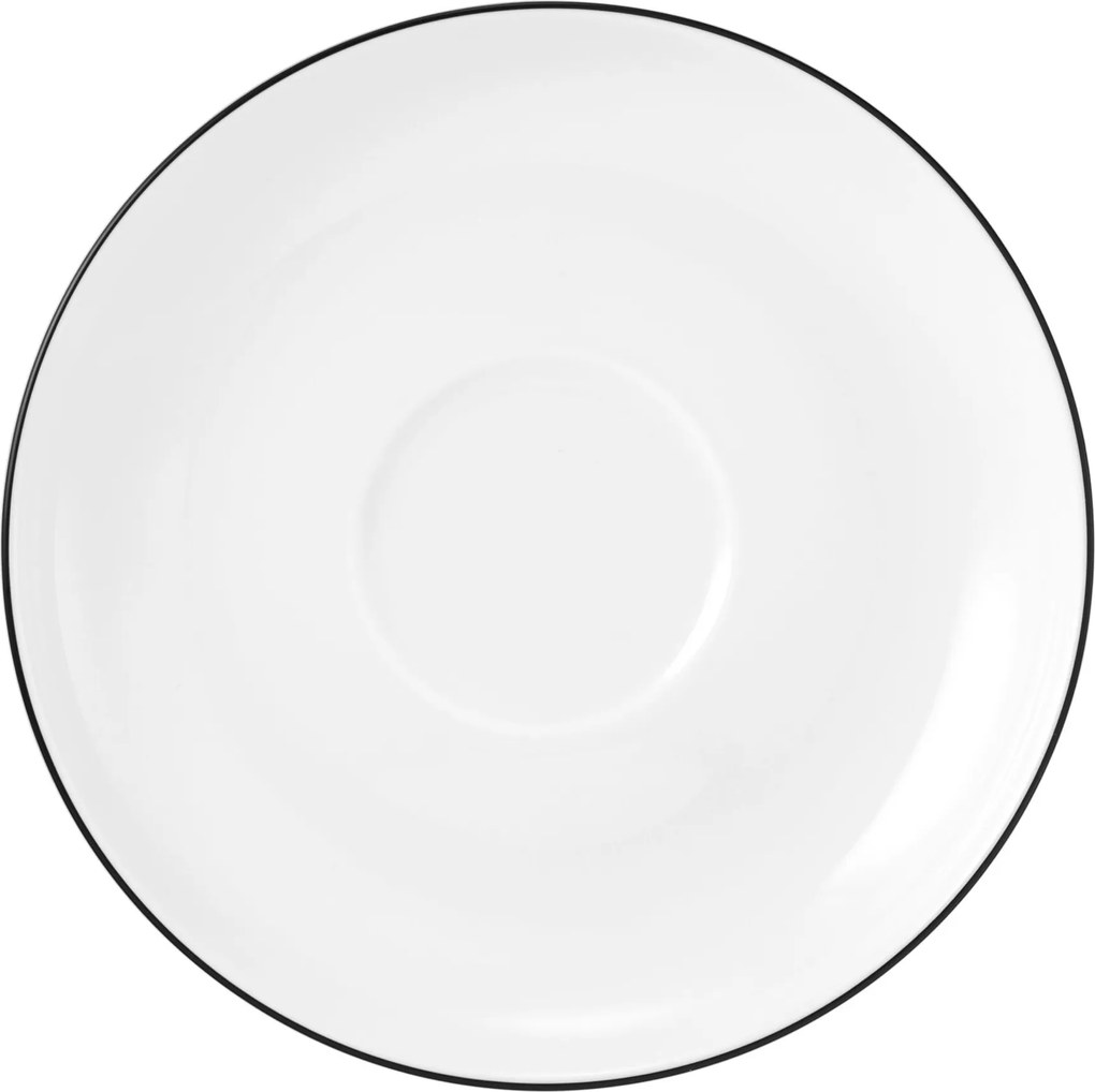 XXXLutz TANIERIK POD ŠÁLKU Lido Black Line 15 cm Seltmann Weiden - Hrnčeky & šálky - 003123029204
