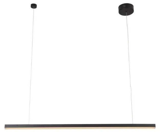 MAXLIGHT P0310 - LED Luster na lanku TRIO LED/12W/230V čierna