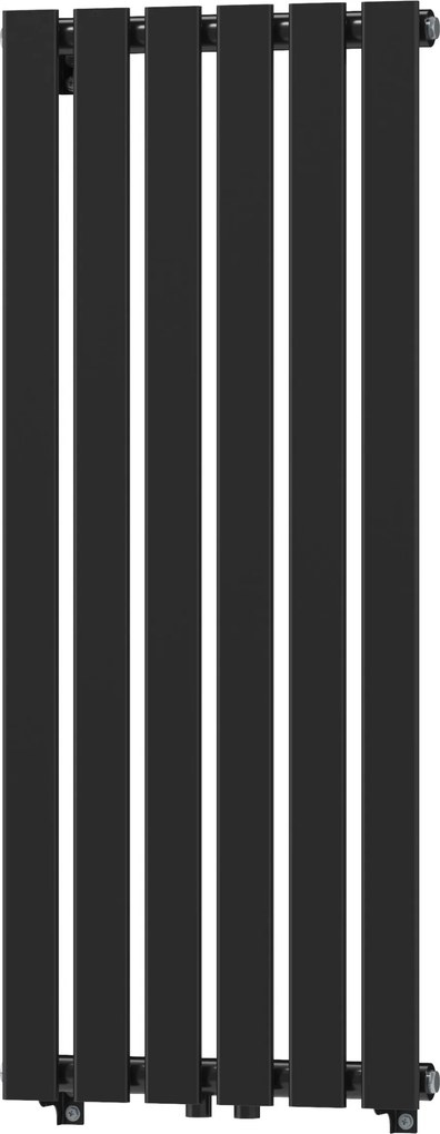 Gamma Vertical, vykurovacie teleso 450x1100 mm, 553 W, čierna matná, GMA-VERT-11045-BK