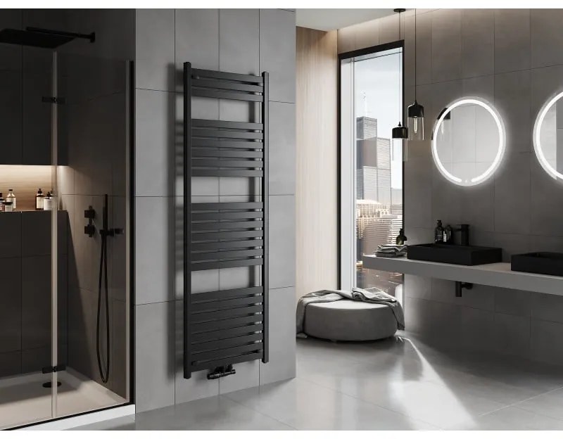 Mexen Uran vykurovacie teleso 1800 x 600 mm, 923 W, čierna, W105-1800-600-00-70