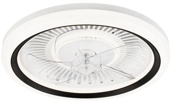 LED Stropné svietidlo s ventilátorom GEMMA LED/37W/230V biela + DO