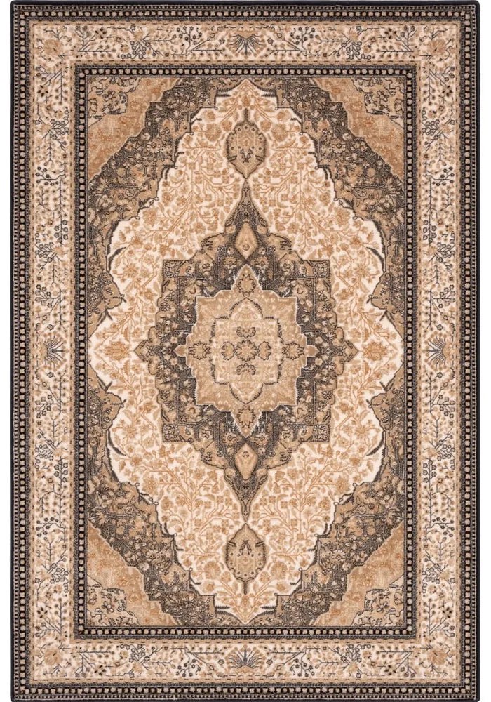 Svetlohnedý vlnený koberec 160x240 cm Charlotte – Agnella