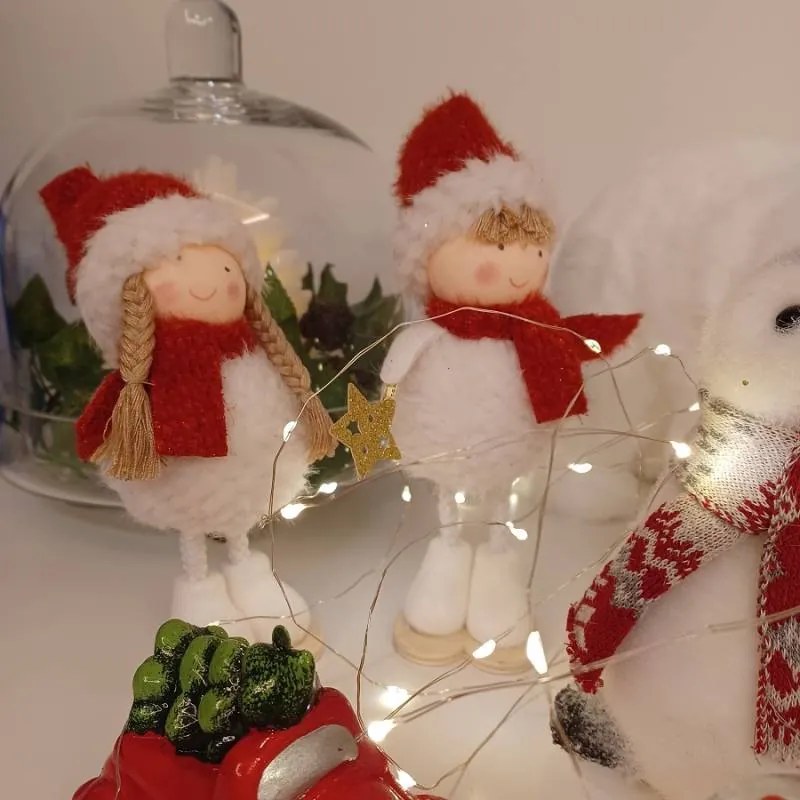 DECOLED Holčička a chlapeček, 6 x 5 x 18 cm