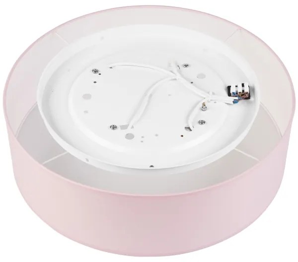 Stropné svietidlo SIRJA PASTEL DOUBLE 4xE27/15W/230V pr. 45 cm ružová