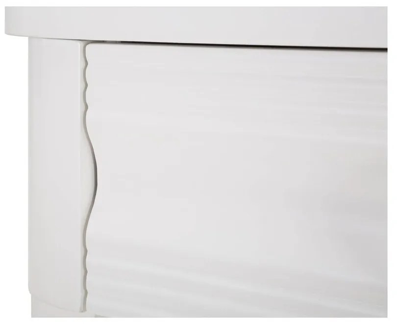 Biely konzolový stolík z jedlového dreva 40x110 cm Shine – Mauro Ferretti