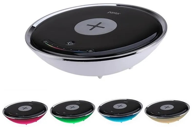 LED RGB Stolná lampa s bezdrôtovým nabíjaním LED/10W/230V