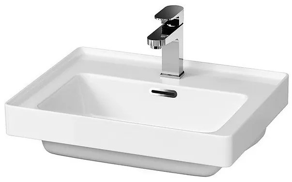 Cersanit Crea, závesná skrinka s umývadlom 50cm, set B113, dub, S801-287