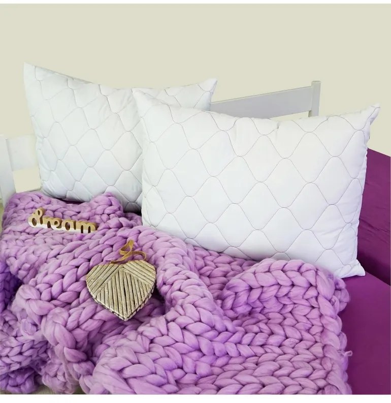 Levanduľový vankúš 70x90 antialergický prešívaný EMI