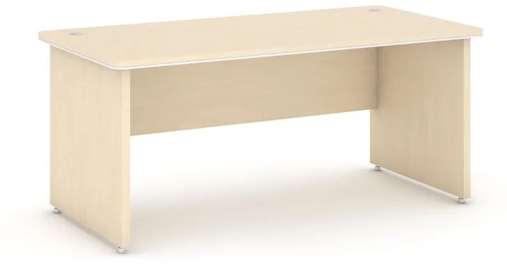 Kancelársky písací stôl ARRISTO LUX, rovný, dĺžka 1800 mm, breza