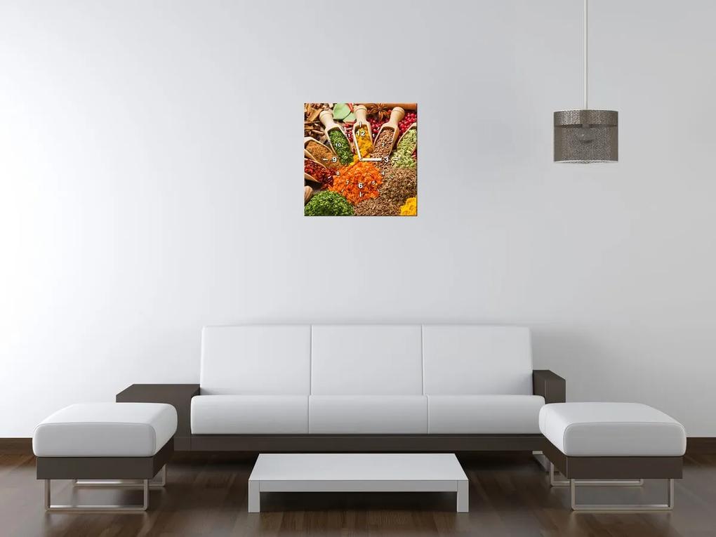 Gario Obraz s hodinami Festival korenín Rozmery: 40 x 40 cm