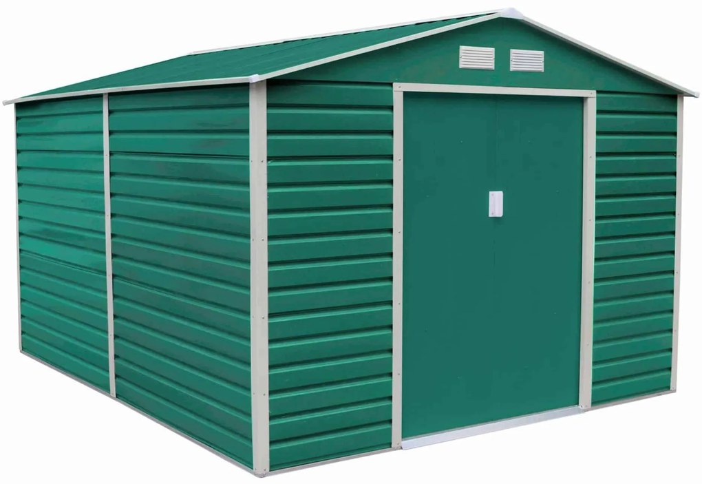 Záhradný domček G21 GAH 1085 - 340 x 319 cm, zelený