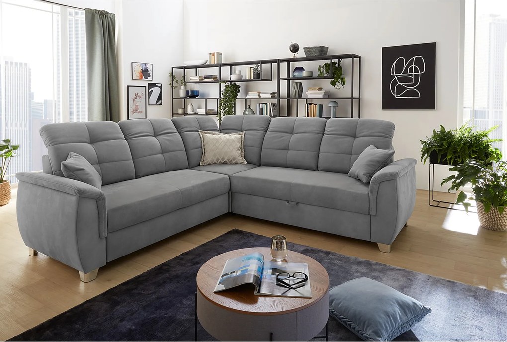 Sconto Sedacia súprava UDINE sivá