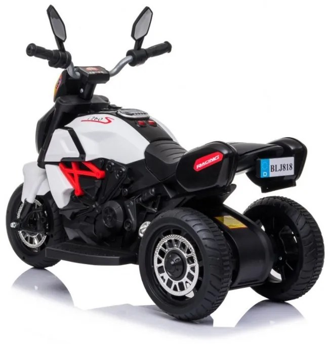 RAMIZ ELEKTRICKÁ MOTORKA FAST TOURIST - BIELA - 1x 18 W - 6V/4,5Ah - 2023