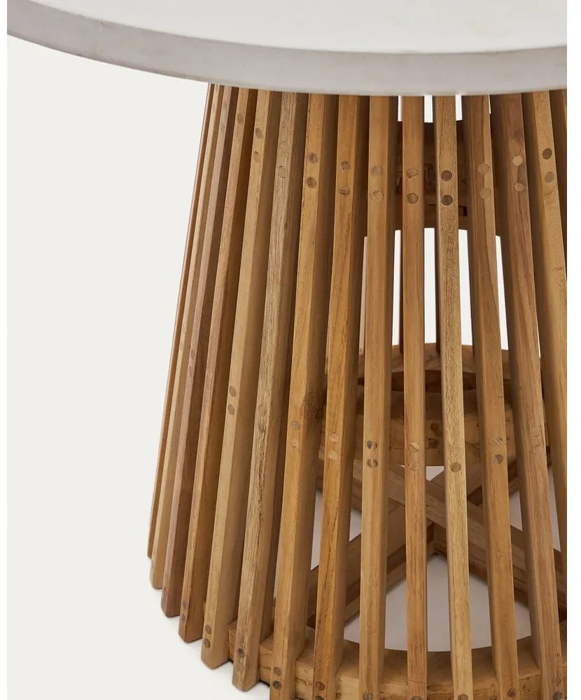 Okrúhly záhradný jedálenský stôl ø 90 cm Alcaufar – Kave Home