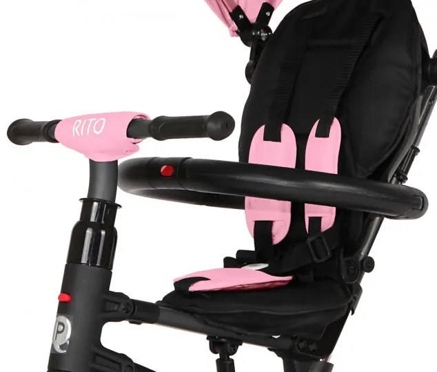 Detská trojkolka Rito ružová