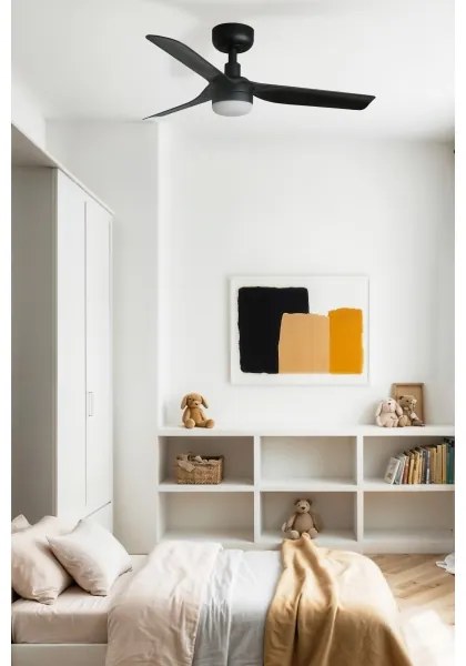 FARO 33822WT-1TW-LED Stm. str. vent. MINI PUNTS LED/10W/230V čierna pr.90cm WT+DO