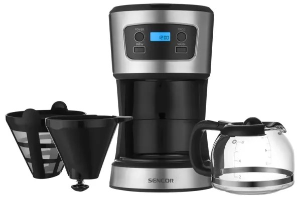 Sencor - Prekvapkávajúci kávovar s LCD displejom 700W/230V