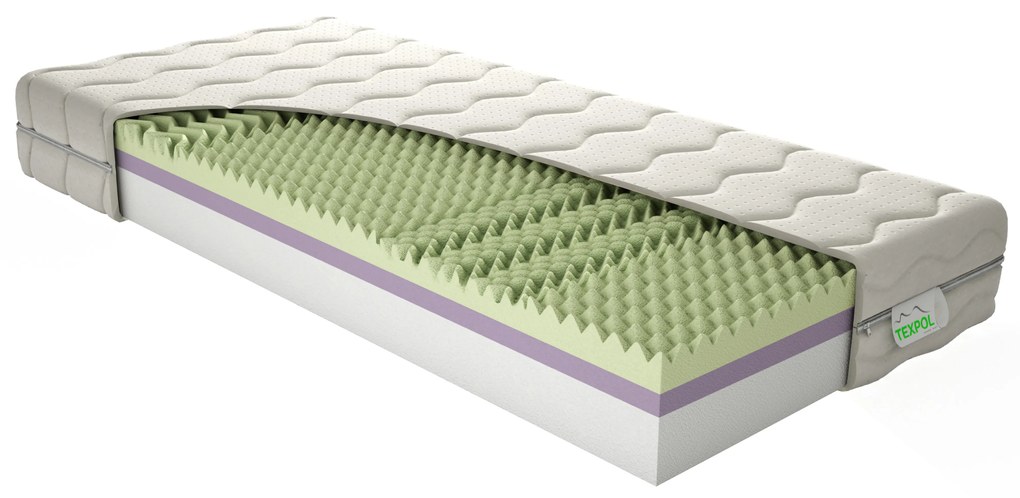 Penový matrac Annabel 200x90 cm (T4/T5). Akcia -7%. Vlastná spoľahlivá doprava až k Vám domov. 1020049