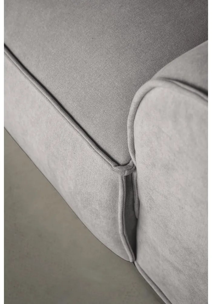 Svetlosivá rohová pohovka (ľavý roh) Flex Felix – Miuform