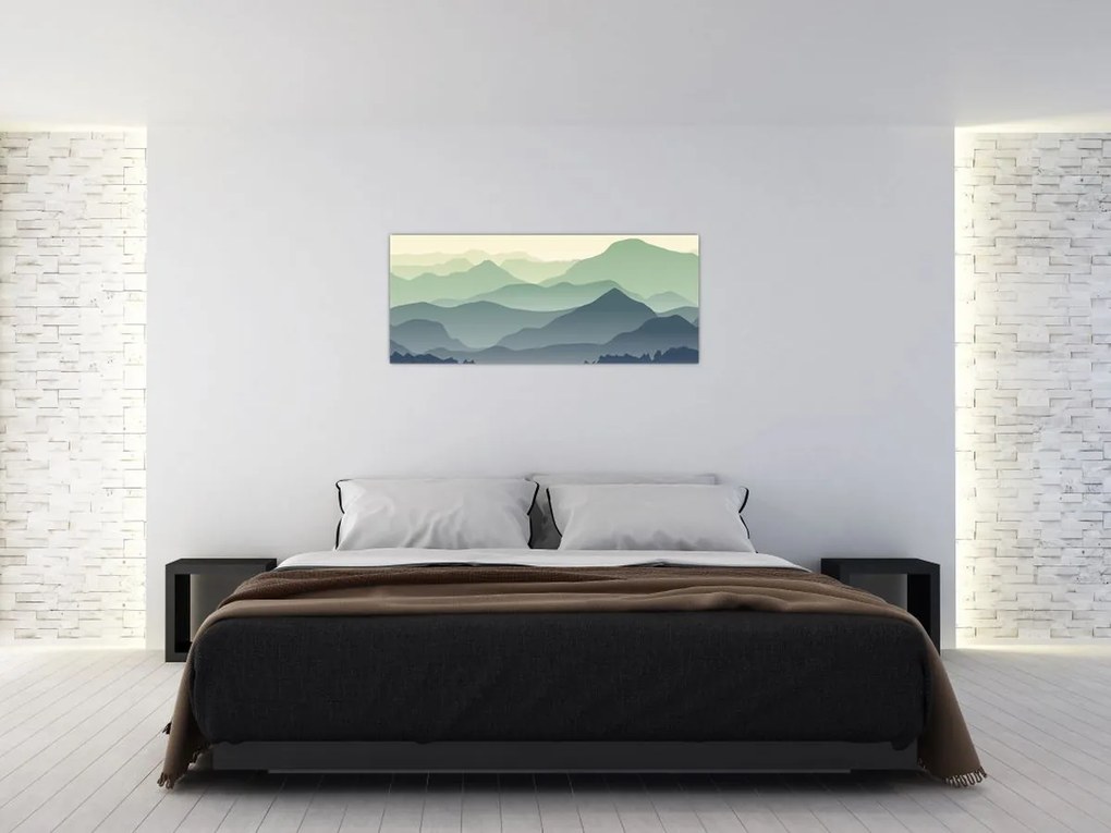 Obraz - Forest Mountain (120x50 cm)