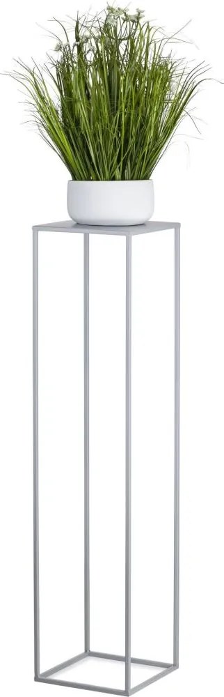 Stojan na kvety 100x24 cm šedá