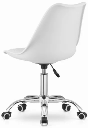 Otočná stolička ALBA – Biela, moderný dizajn a komfort