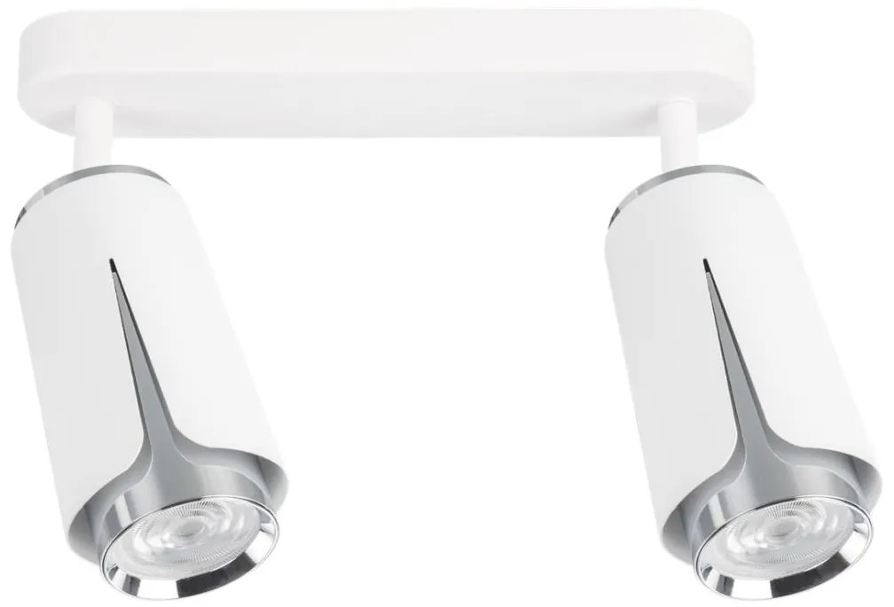 Bodové svietidlo FLOWER 2xGU10/8W/230V biela