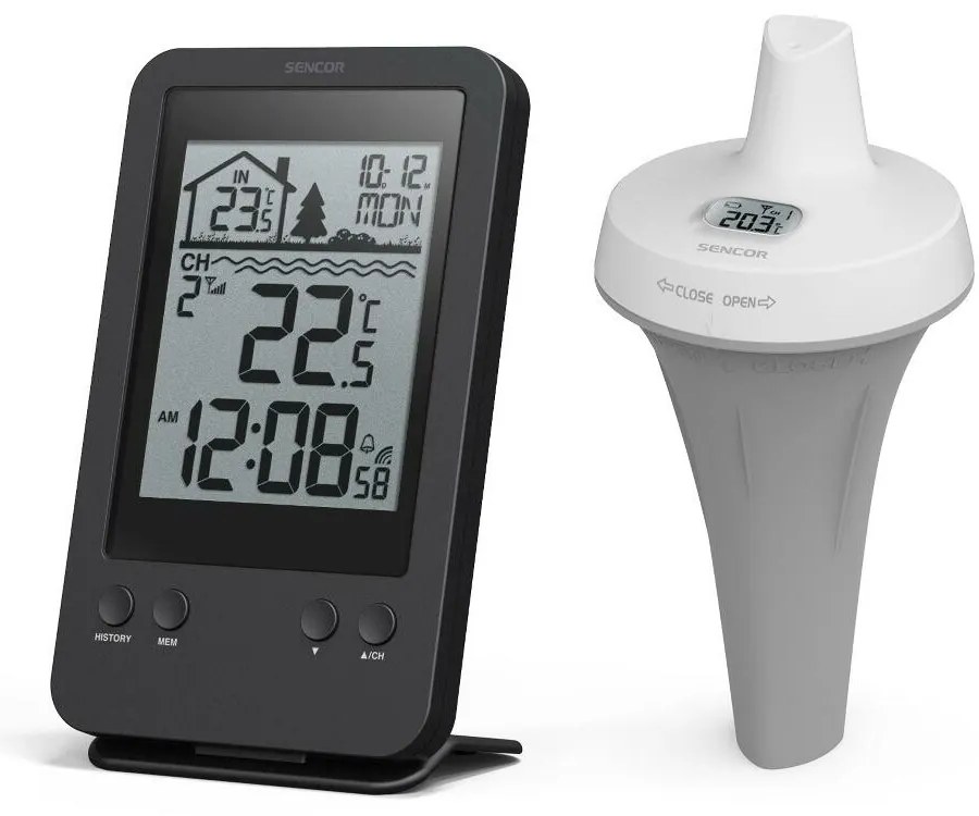 Meracia stanica Sencor SWS 6900 s bezdrôtovýmbazénovým senzorom
