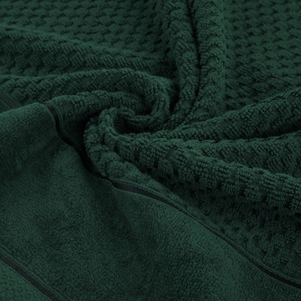 BAVLNENÝ UTERÁK FRIDA 30X50 CM TMAVOZELENÁ