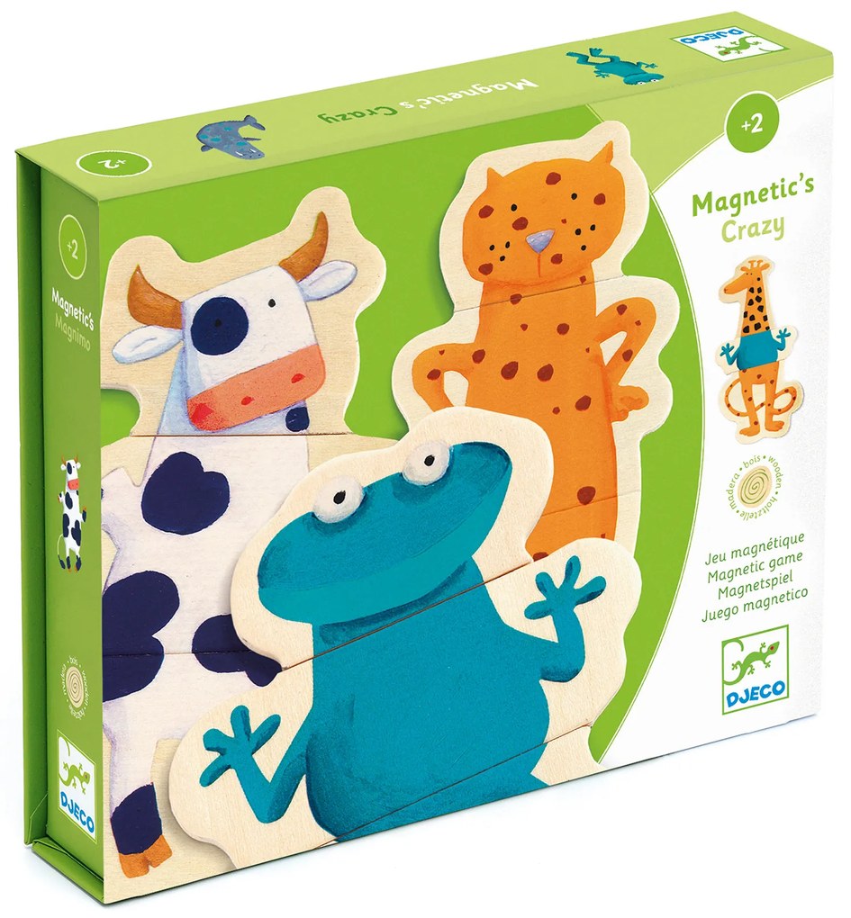 Magnetické trojdielne zvieratká