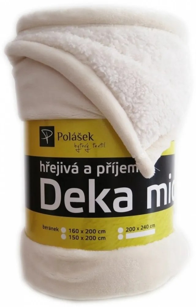 Polášek Deka s barančekom - Šampáň | 150 x 200 cm