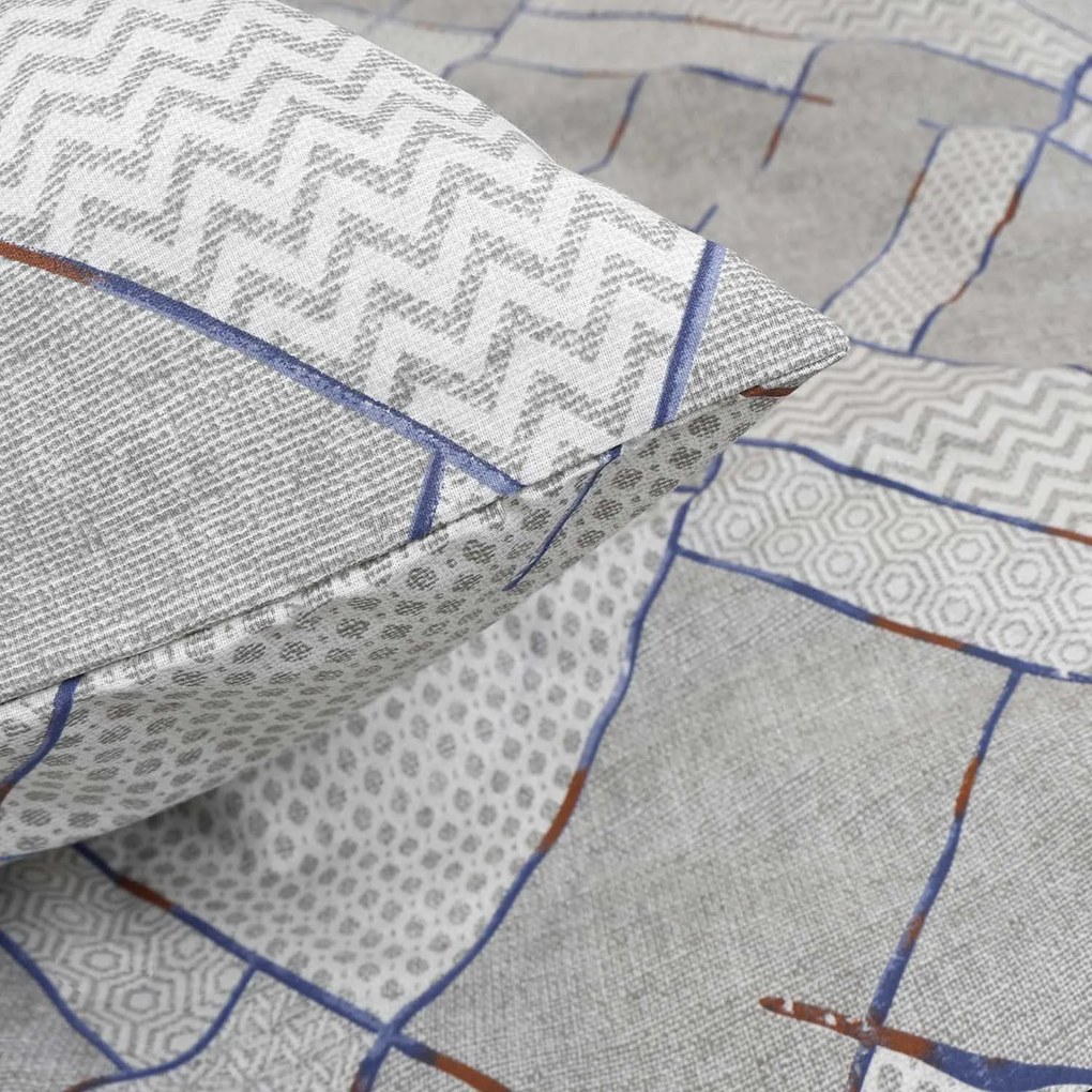 RENFORCÉ OBLIEČKY LIVIO EXCLUSIVE 200X220 CM, 2 KS 70X80 CM VZOROVANÉ