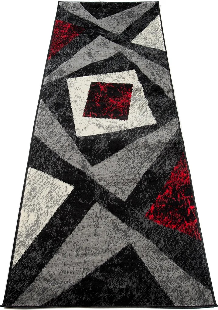 TA Koberec K855A ČIERNA LACNÁ PP CRM Rozmer: 70x150 cm