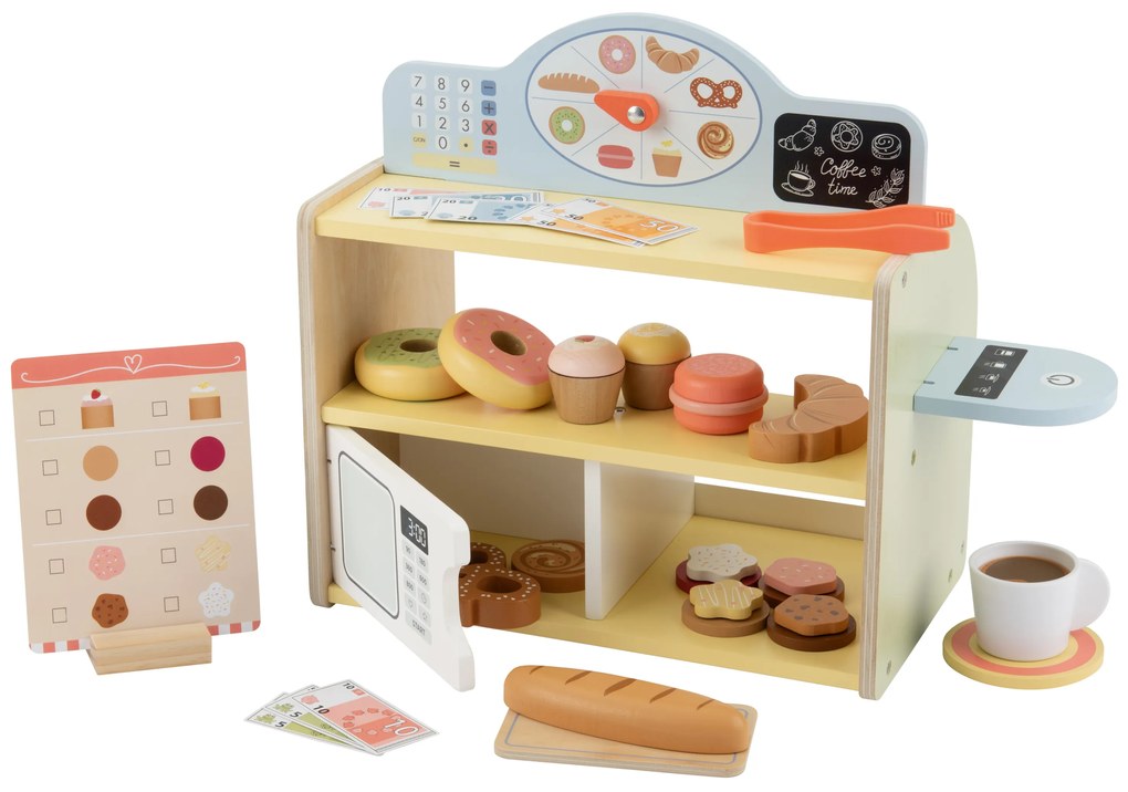 lupilu® Drevený stolný gril 2 v 1/Pekáreň a kaviareň (pekáreň) (100394479)