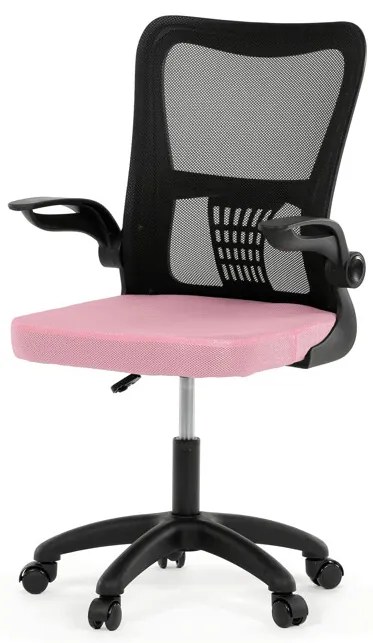 Autronic BONTEC Detská stolička, hojdací mechanizmus, šedá sieťovina, KA-K2006 GREY Farba: Ružová